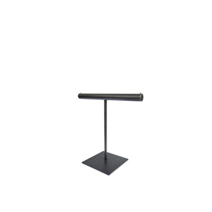 Slate Medium T-Bar Stand, blackened steel stands for jewelry display