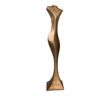 Load image into Gallery viewer, Back view of contemporary cast bronze Female Form sculpture
