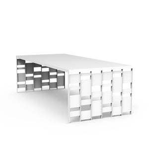Stagger Slat Table