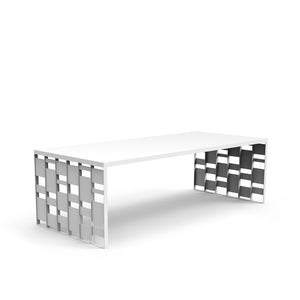 Stagger Slat Table