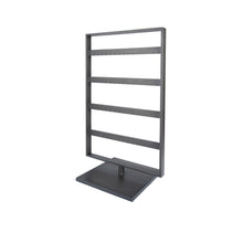Load image into Gallery viewer, Slate Stationary Earring Stand, blackened steel earring stand for jewelry display
