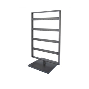 Slate Stationary Earring Stand, blackened steel earring stand for jewelry display