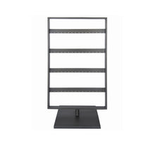 Load image into Gallery viewer, Slate Stationary Earring Stand, blackened steel earring stand for jewelry display
