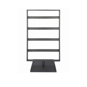 Slate Stationary Earring Stand, blackened steel earring stand for jewelry display