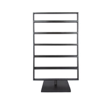Load image into Gallery viewer, Slate Revolving Earring Stand, blackened steel earring stand for jewelry display
