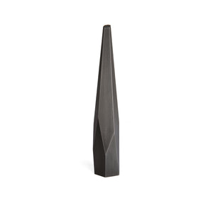 Slate Ring Stand, geometric blackened steel jewelry display