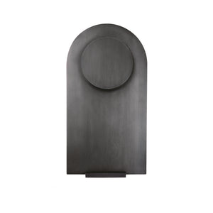 Slate Tall Necklace Stand, Blackened steel jewelry display for necklaces