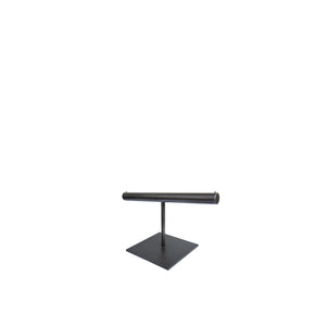 Slate Short T-Bar Stand, blackened steel stands for jewelry display
