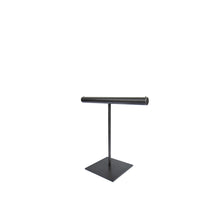 Load image into Gallery viewer, Slate Medium T-Bar Stand, blackened steel stands for jewelry display
