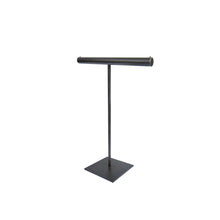 Load image into Gallery viewer, Slate Tall T-Bar Stand, blackened steel stands for jewelry display
