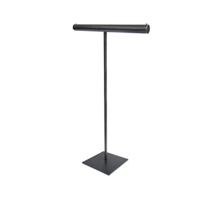 Slate Extra Tall T-Bar Stand, blackened steel stands for jewelry display